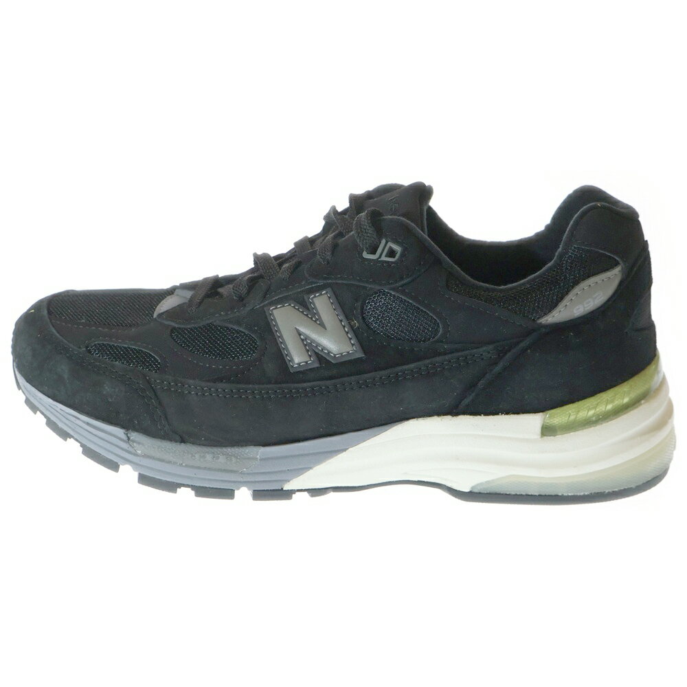 New Balance(ニューバランス) サイズ:27.5cm 992 スウェード ローカットスニーカー ブラック US9.5/27.5cm M992BL【中古】【程度B】【カラーブラック】【取扱店舗AWESOME名古屋店】