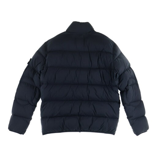STONE ISLAND(ストーンアイランド) サイズ:S ロゴワッペン ナイロンストレッチスタンドカラーダウンジャケット ブラック 791544028【中古】【程度B】【カラーブラック】【取扱店舗BRING京都河原町店】
