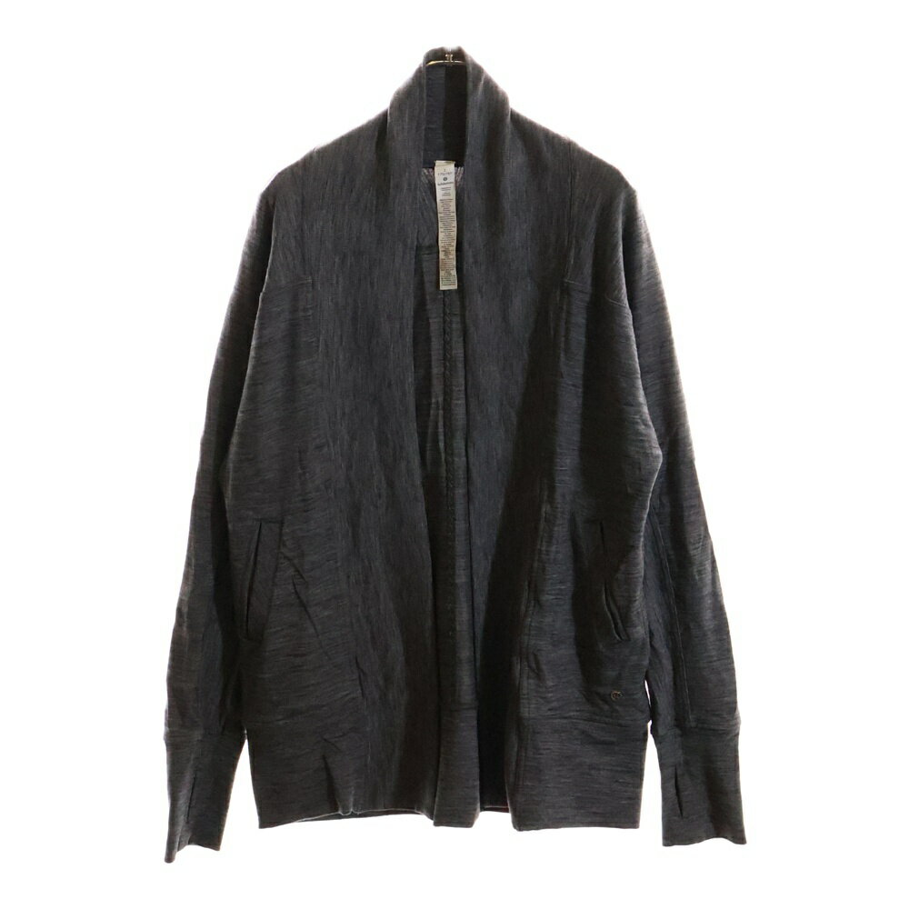 lululemon(ルルレモン) サイズ:2 レーヨンストレッチカーディガン グレー【中古】【程度A】【カラーグレー】【取扱店舗BRING福岡天神店】