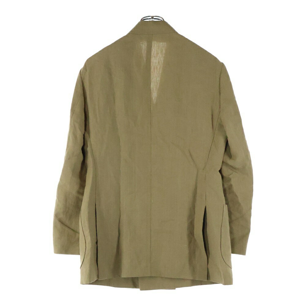 TOMORROWLAND PILGRIM(トゥモローランド ピルグリム) サイズ:46/44 リネントロピカル ダブルブレステッド4Bスーツ セットアップ ベージュ 61-07-32-07003【中古】【程度A】【カラーベージュ】【オンライン限定商品】