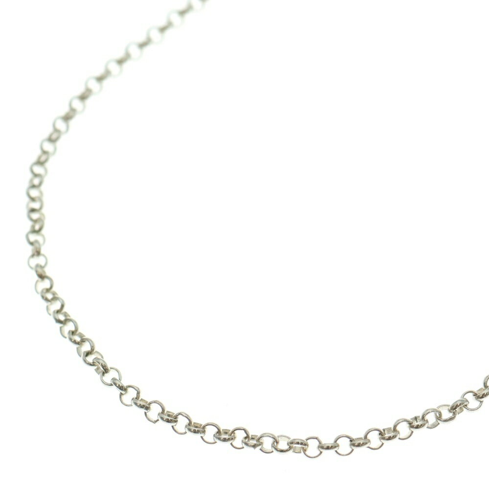 CHROME HEARTS(クロムハーツ) サイズ:20.0inch NECKCHAIN R20 ロールチェーンネックレス 20inch シルバー BCA084【中古】【程度A】【カラーシルバー】【取扱店舗原宿】