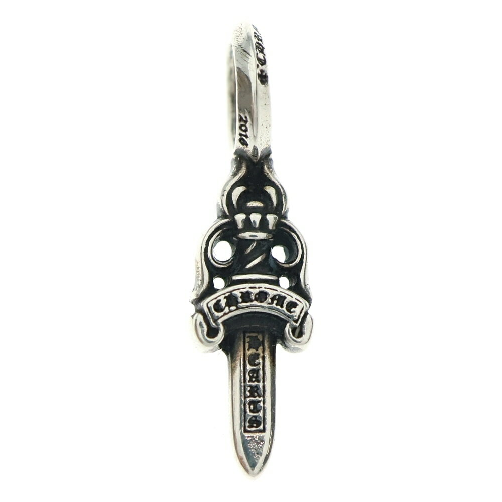 CHROME HEARTS(クロムハーツ) STACK DAGGER V2 ダガースタックチャーム シルバーネックレストップ【中古】【程度B】【カラーシルバー】【取扱店舗OneStyle新宿店】