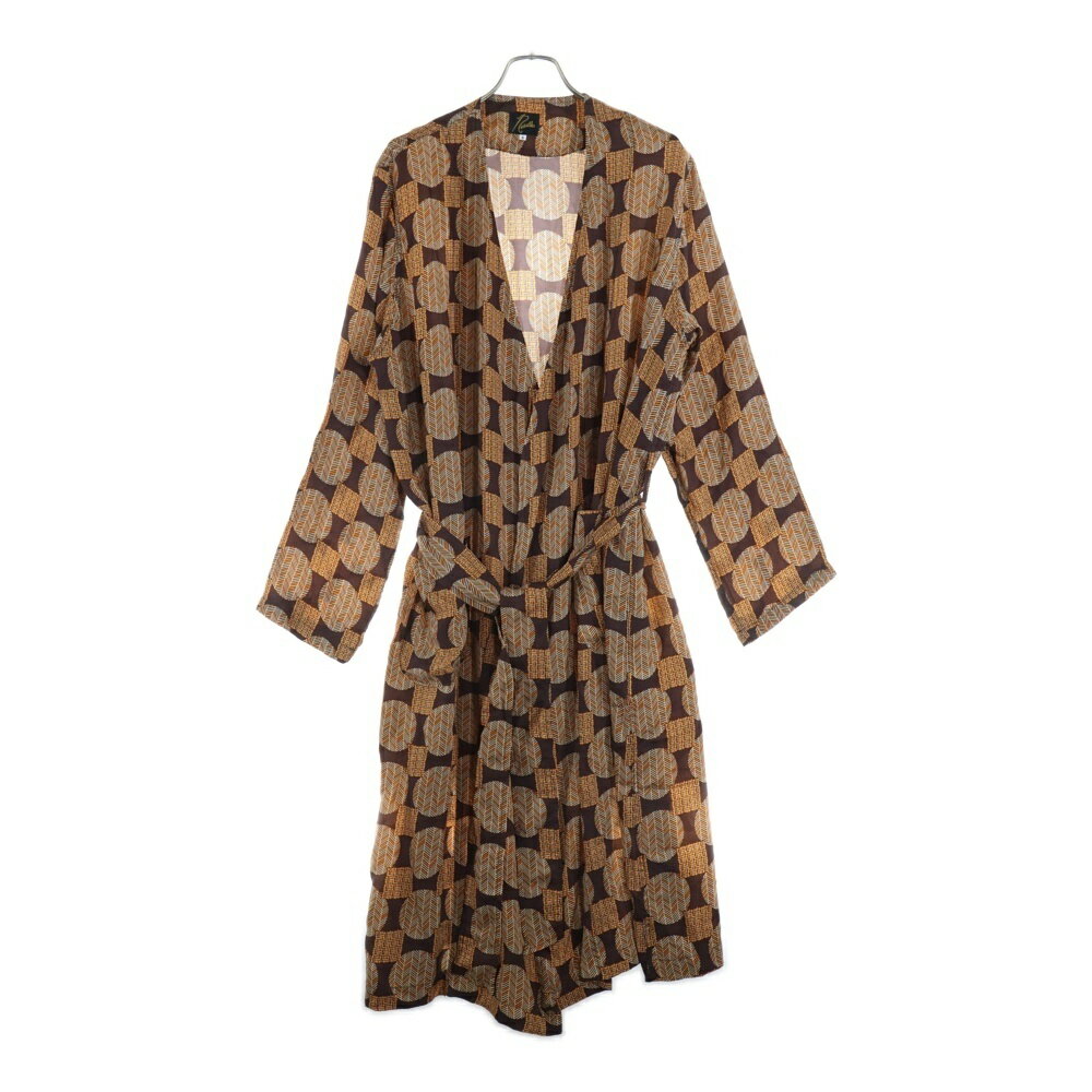 Needles(ニードルス) サイズ:S V NECK ROBE CUPRA SATEEN ブイネック ローブ キュプラ サテンガウンコ..