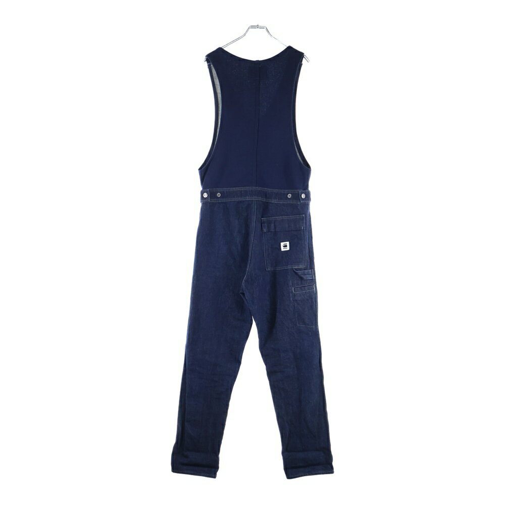 G-STAR RAW(ジースターロウ) サイズ:XS UTILITY LOOSE DUNGAREE オーバーオール ミッドウェイト インディゴ D11400-8595-001【中古】【程度B】【カラーブルー】【オンライン限定商品】