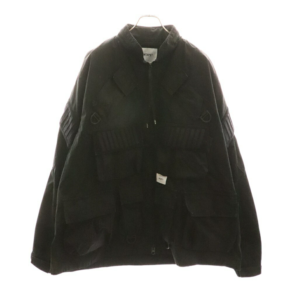 WTAPS(ダブルタップス) サイズ:1 MODULAR / JACKET / COTTON / WEATHER / モジュラー ミリタリージャケット ブラック 192BRDT-JKM07【中古】【程度B】【カラーブラック】【取扱店舗BRING札幌店】