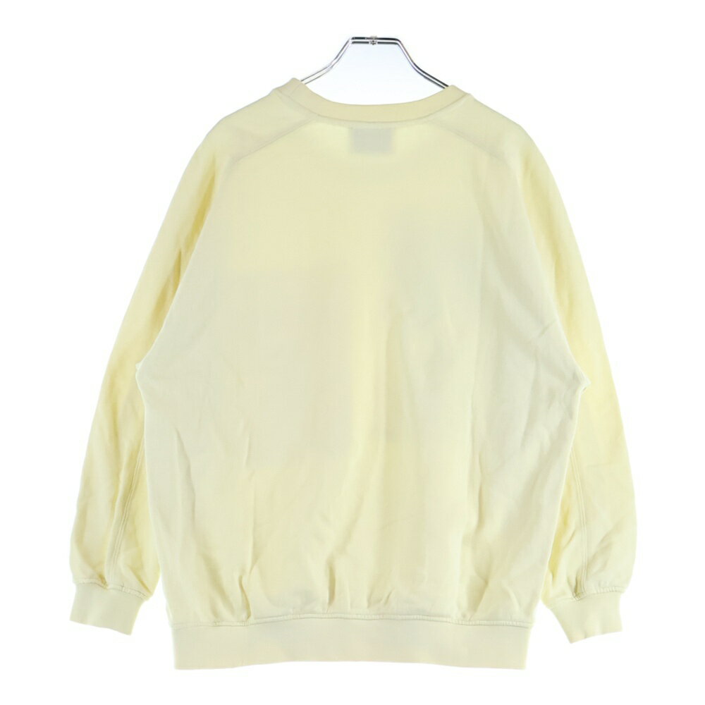 Acne Studios(アクネ ストゥディオズ) サイズ:XXS Sweatshirt パッチ クルーネックスウェットトレーナー イエロー FN-WN-SWEA000059【中古】【程度A】【カラーイエロー】【取扱店舗BRING福岡天神店】