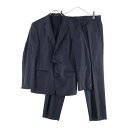 platinum comme ca(プラチナムコムサ) サイズ:44 スーツ ストライプ ジャケット パンツ ブラック【中古】【程度B】【カラーブラック】【オンライン限定商品】