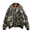 RAF SIMONS(ラフシモンズ) サイズ:XXL 01AW Archive Riot Riot Riot期 Bomber ma1 Jacket アーカイブ ...