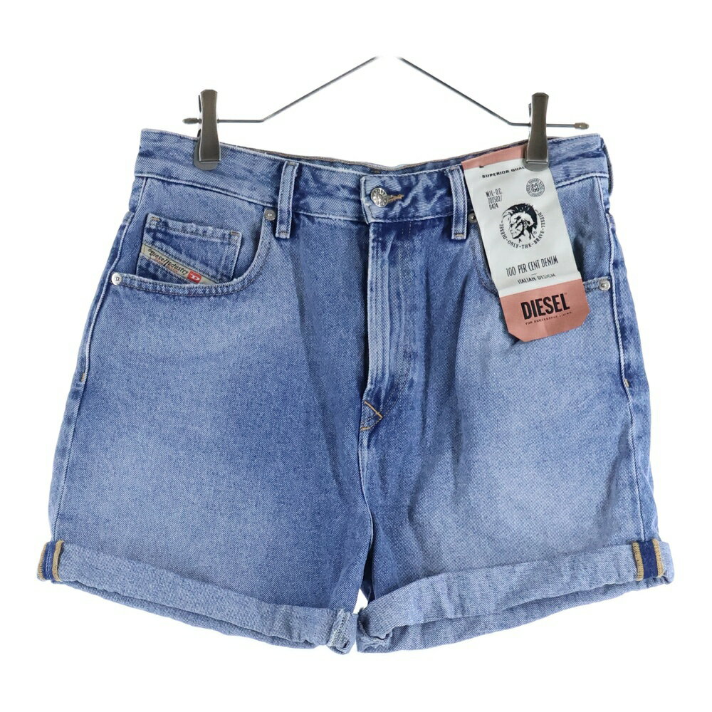 DIESEL(ディーゼル) サイズ:28 ショート デニムパンツ ライトブルー レディース【中古】【程度B】【カラーブルー】【オンライン限定商品】(4)