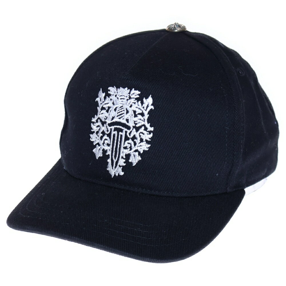 CHROME HEARTS(クロムハーツ) サイズ:OS BASEBALL TRUCKER ベースボール トラッカーキャップ ダガー刺繍 帽子 ブラック【中古】...