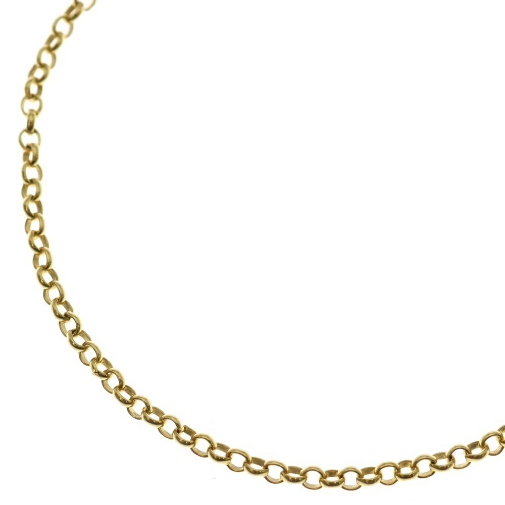 CHROME HEARTS(クロムハーツ) サイズ:18.0inch 22K NECKCHAIN R18 ロールチェーンネックレス 18inch ゴールド BCA010【中古】【程度B】【カラーゴールド】【取扱店舗BRING大宮店】
