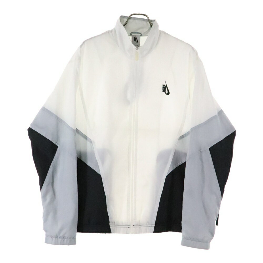 NIKE LAB(ナイキラボ) サイズ:M HERITAGE TRACK SUIT ロゴエンブロイダリー ヘリテージ トラックスーツ ナイロンジャケット パンツ セットアップ ホワイト/ブラック 914240-011【中古】【程度B】【カラーブラック】【オンライン限定商品】