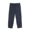 miumiu(ミュウミュウ) サイズ:40 ストライプ ウールテーパードスラックスパンツ グレー MP1704 RFID【中古】【程度B】【カラーグレー】【取扱...