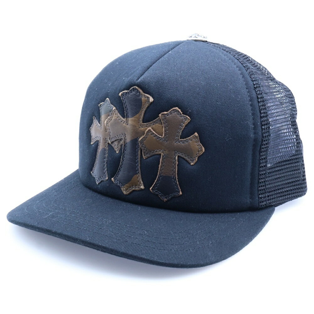 CHROME HEARTS(クロムハーツ) Cemetery Cross Patch Trucker Cap セメタリークロスパッチ トラッカー ベースボールキ...