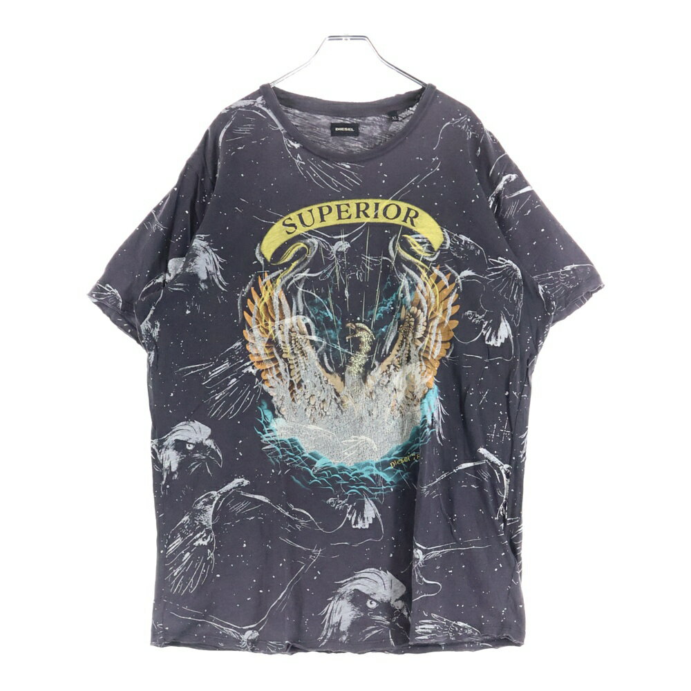 DIESEL(ディーゼル) サイズ:XL ダメージ加工グラフィックプリ...(4)