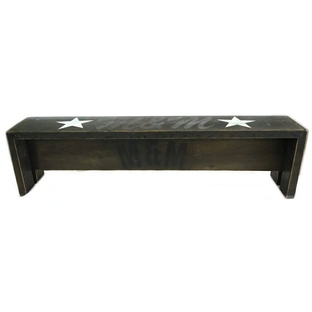 m&m(エムアンドエム) サイズ:- 1300mm Bench カスタム ペイント ウッド ベンチ ブラック【新古品/中古】【程度S】【カラーブラック】【オンライン限定商品】