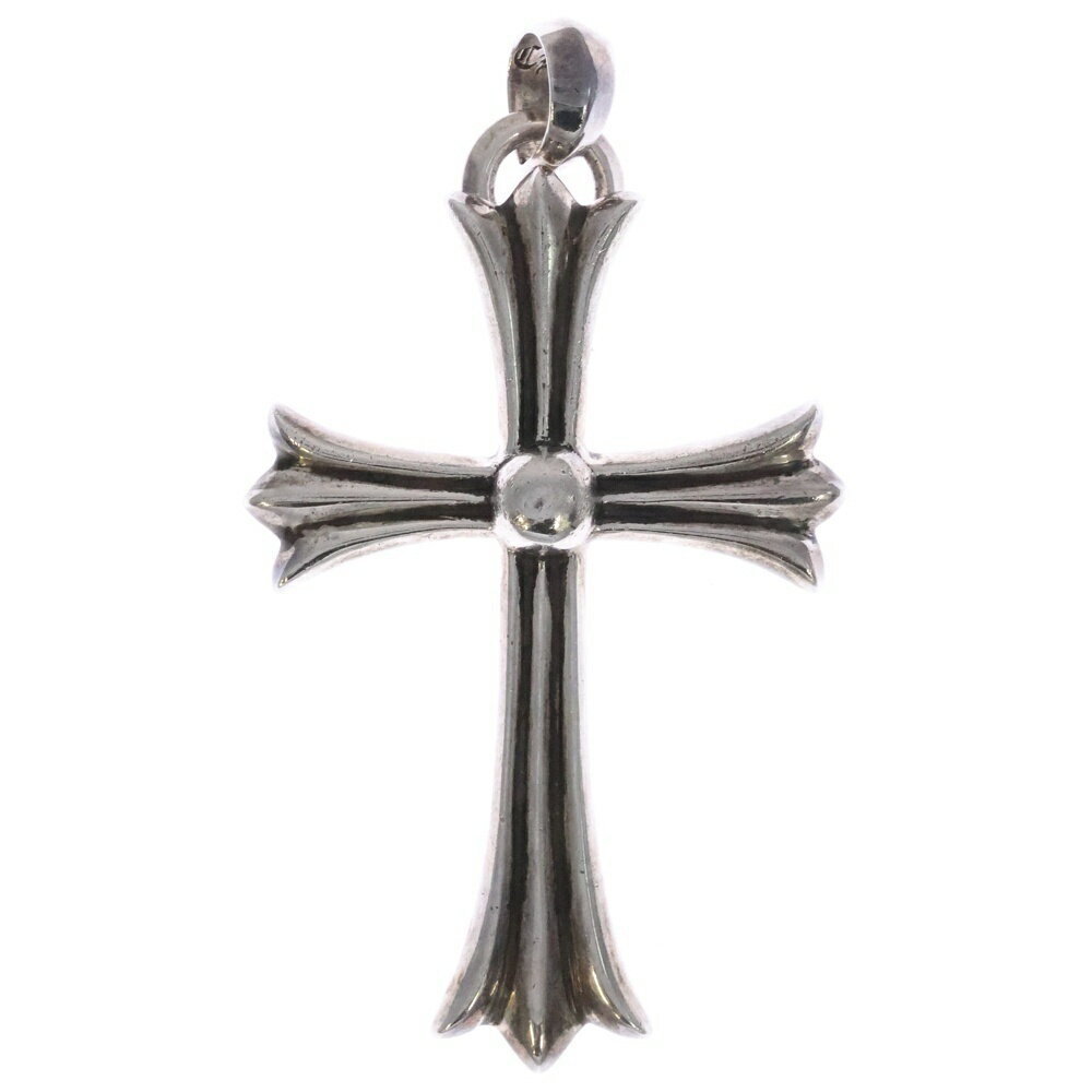 CHROME HEARTS(クロムハーツ) CH CRS LG W/BALE Wベイル ラージCHクロスペンダントトップ シルバー BCA215【中古】【程度B】【カラーシルバー】【取扱店舗BRING大宮店】