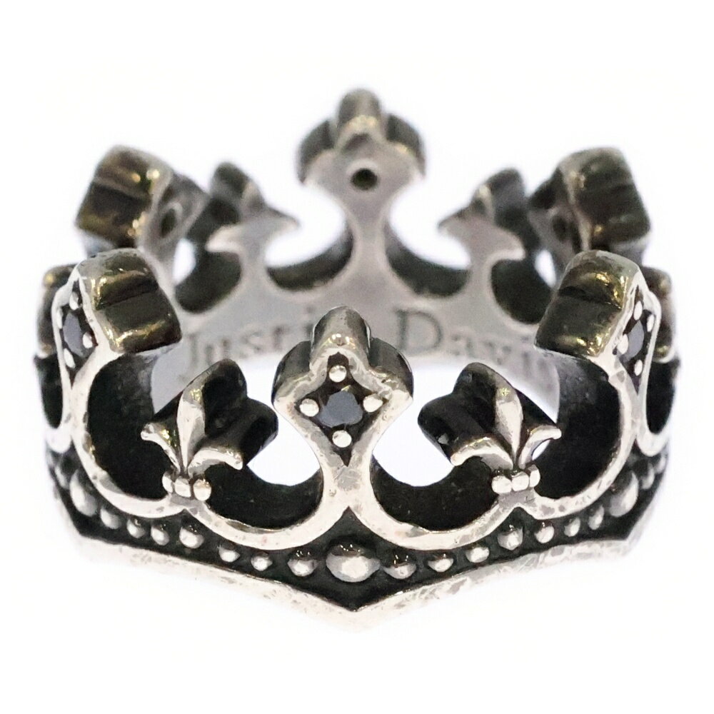 Justin Davis(ジャスティンデイヴィス) サイズ:12.0号 PALACE CROWN パレス クラウン リング シルバー【中古】【程度B】【カラーシルバー】【オンライン限定商品】