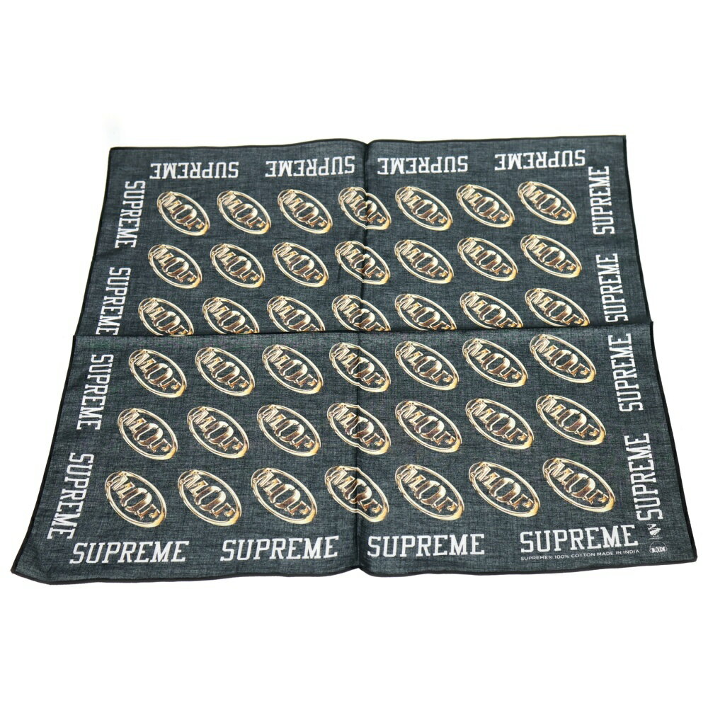 SUPREME(シュプリーム) サイズ:OS 24AW M.O.P. Bandana エムオーピー バンダナ ブラック【新古品/中古】【程度S】【カラーブラック】【取扱店舗BRING KICKS】