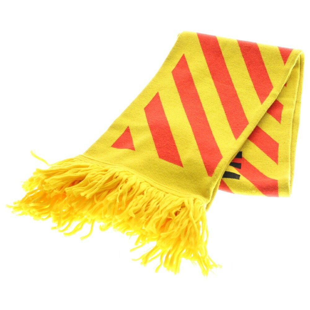 OFF-WHITE(オフホワイト) ARROWS REVERSIBLE SCARF アローズ リバーシブル スカーフ フリンジマフラー ..