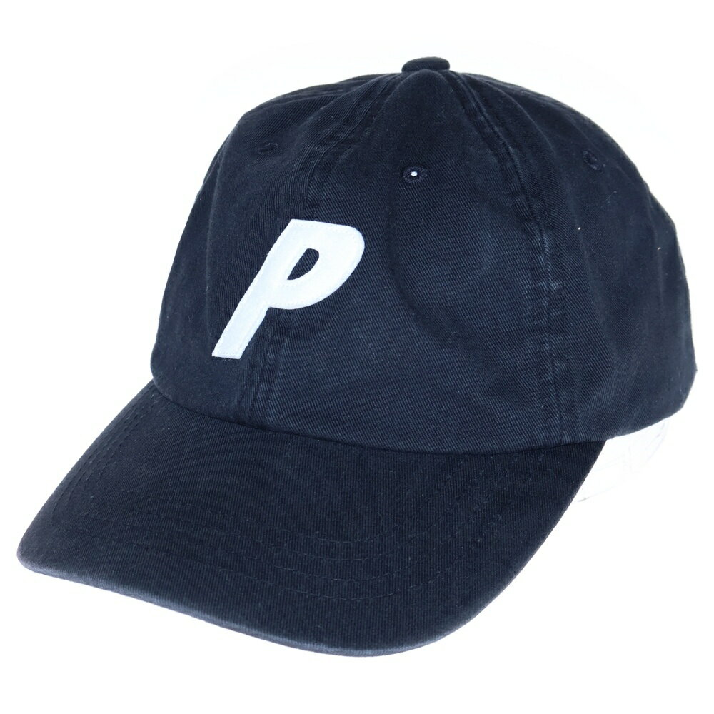 Palace Skateboards(パレススケートボーズ) 25SS P 6-PANEL ロゴパッチ 6パネルキャップ ブラック【中古】【程度B】【カラーブラ...