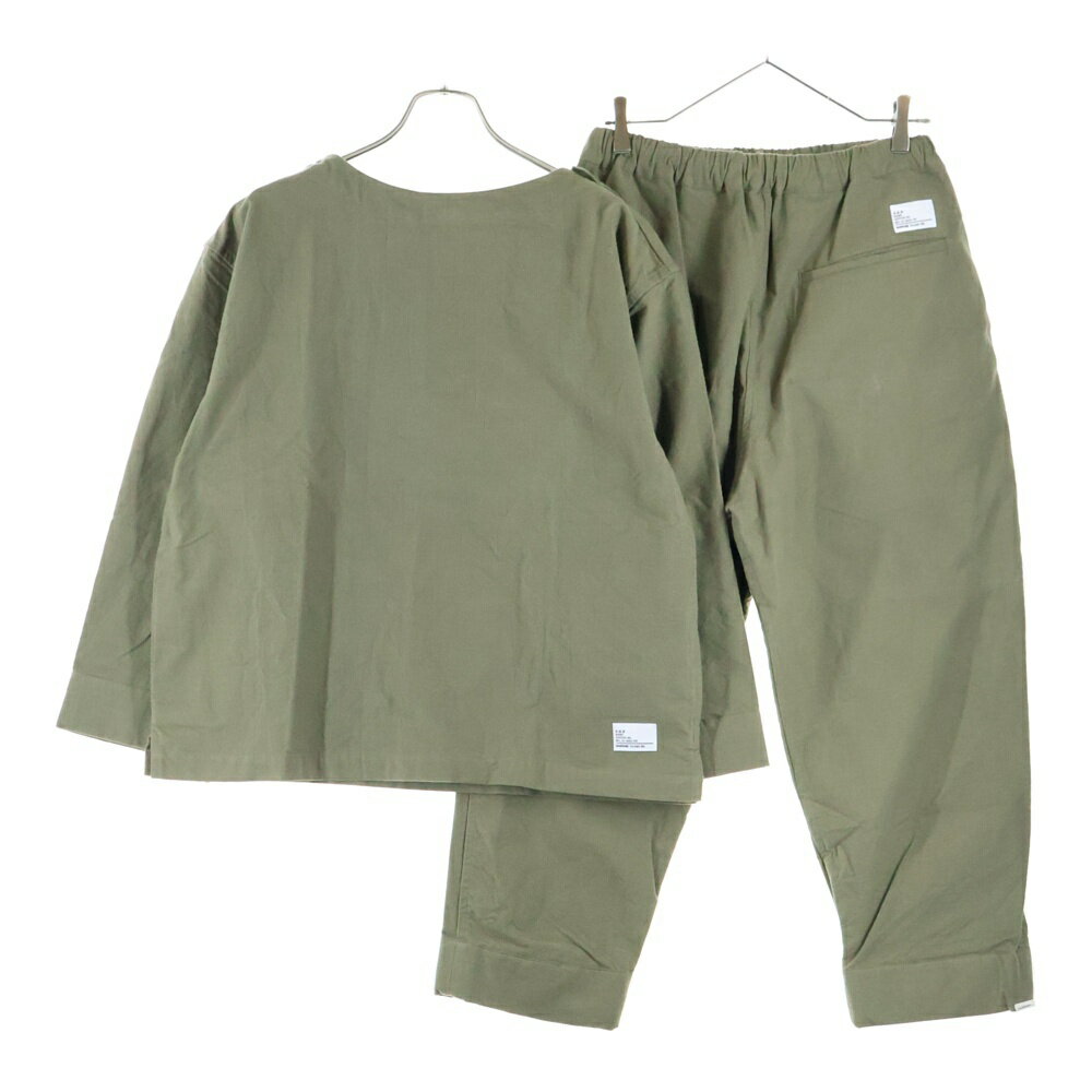NOWHAW(ノウハウ) サイズ:0 17AW MILITARY WOK PAJAMA ミリタリー ワーク 長袖トップス ジョガー パン..
