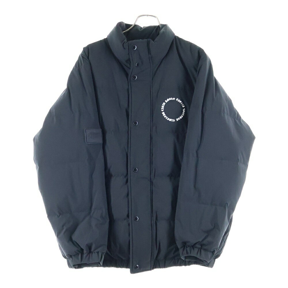 BUDSPOOL(バッズプール) サイズ:L CIRCLE LOGO DOWN JACKET サークルロゴ ハイネック ダウンジャケット ブラック【中古】【程度A】【カラーブラック】【取扱店舗BRING THRIFT CLOSET 幕張店】