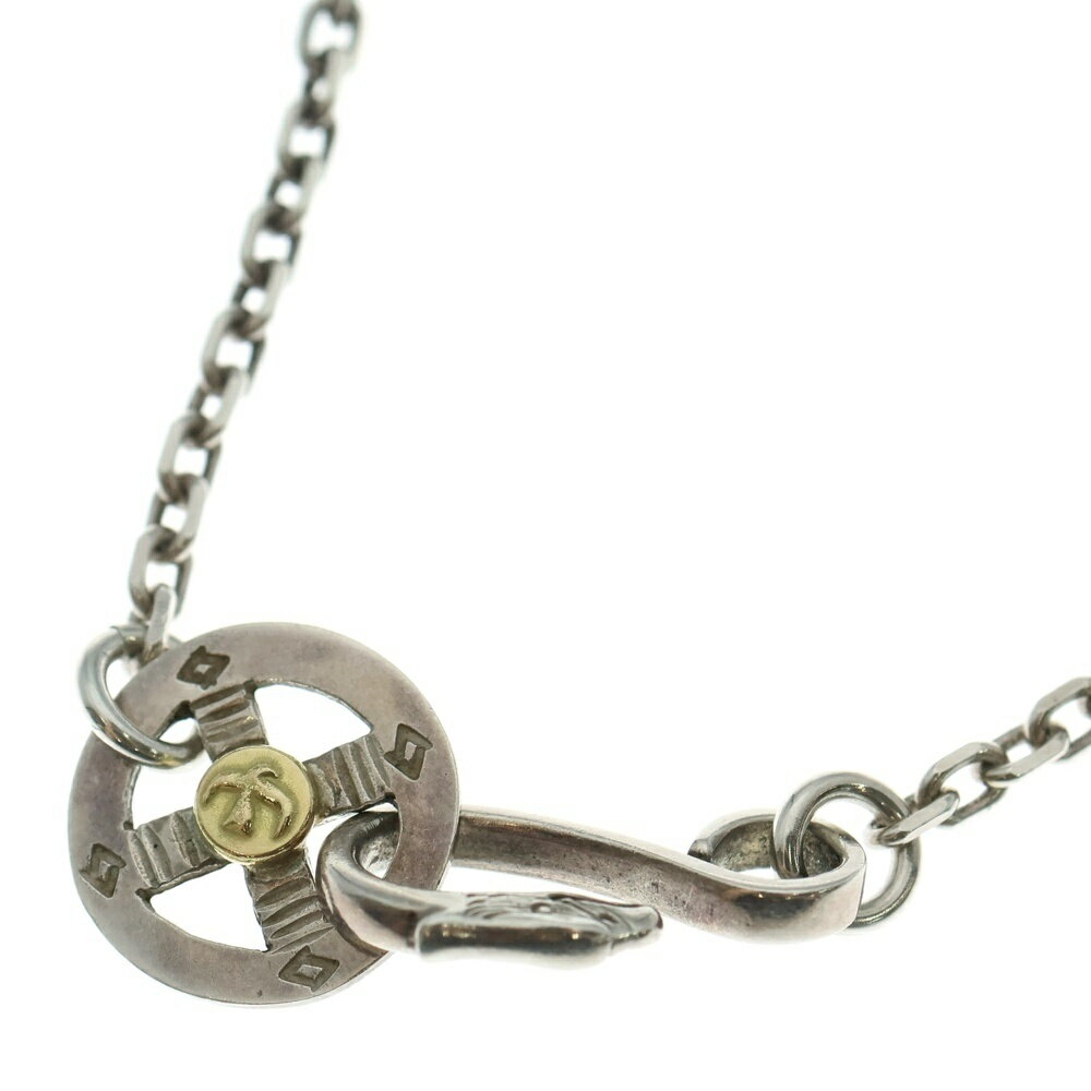 goro's(ゴローズ) サイズ:細角 メタル付きホイール細角チェーン ネックレスチェーン シルバー【中古】..