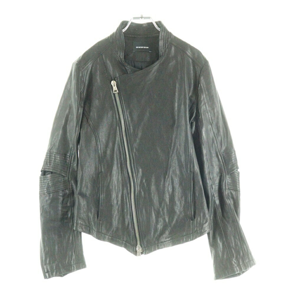 DIET BUTCHER SLIM SKIN(ダイエットブッチャー スリムスキン) サイズ:1 10SS THORN レザー ダブルジップライダースジャケット ブラック【中古】【程度A】【カラーブラック】【取扱店舗BRING大宮店】