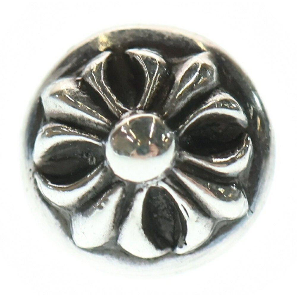CHROME HEARTS(クロムハーツ) STUD CRSBLL クロスボールスタッドピアス シルバー BCA110【中古】【程度..