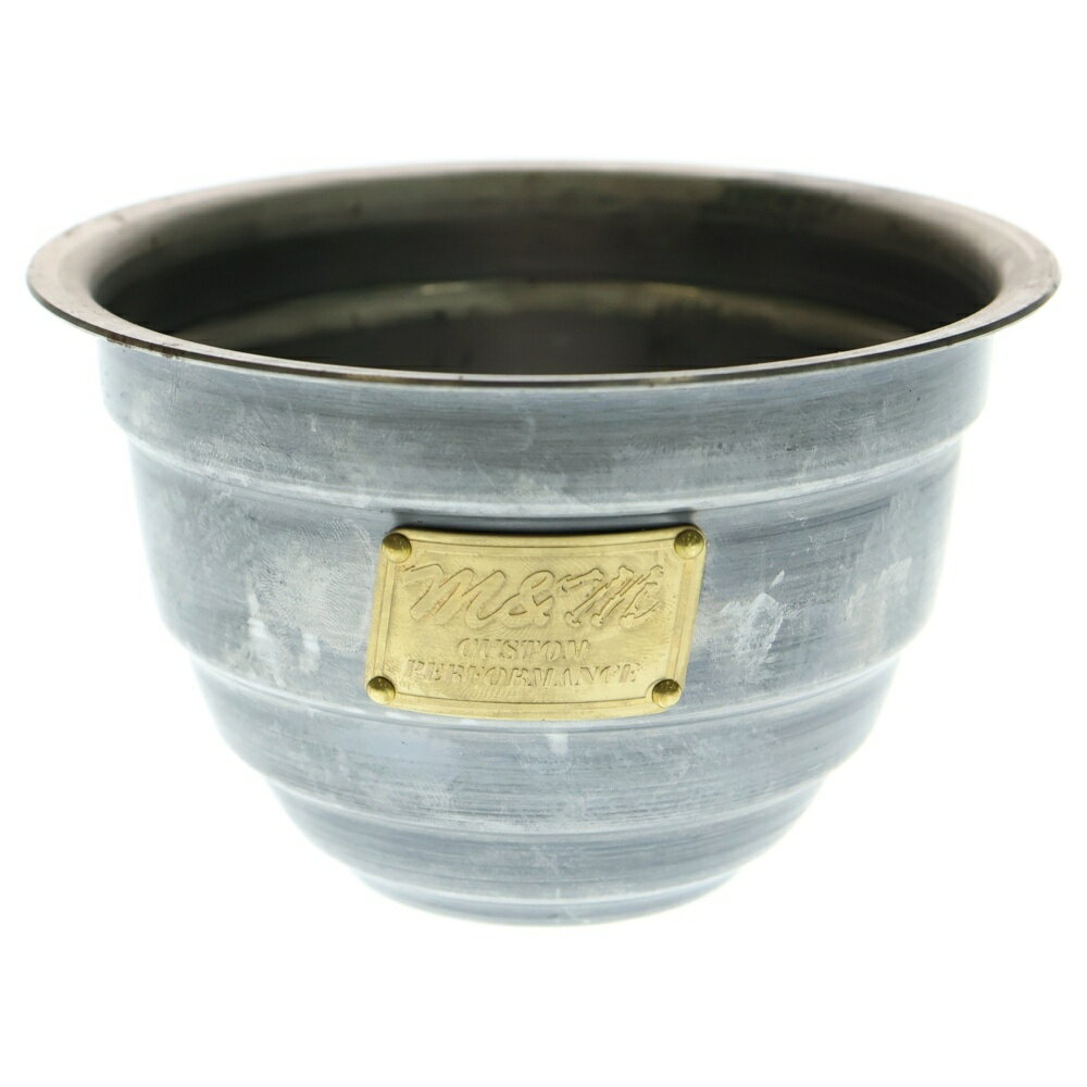 m&m(エムアンドエム) サイズ:S ×MASSES POT TYPE 4 - TERMIT STEEL / SMALL マシス ターミット 鉄鉢 ポット シルバー【中古】【程度A】【カラーシルバー】【オンライン限定商品】(4)