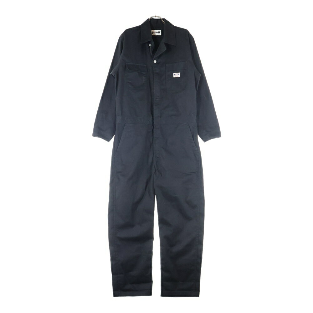SCHOTT(ショット) サイズ:XL TC WORK JUMP SUIT ワークジャンプスーツ オールインワン つなぎ ブラック【中古】【程度A】【カラーブラック】【オンライン限定商品】