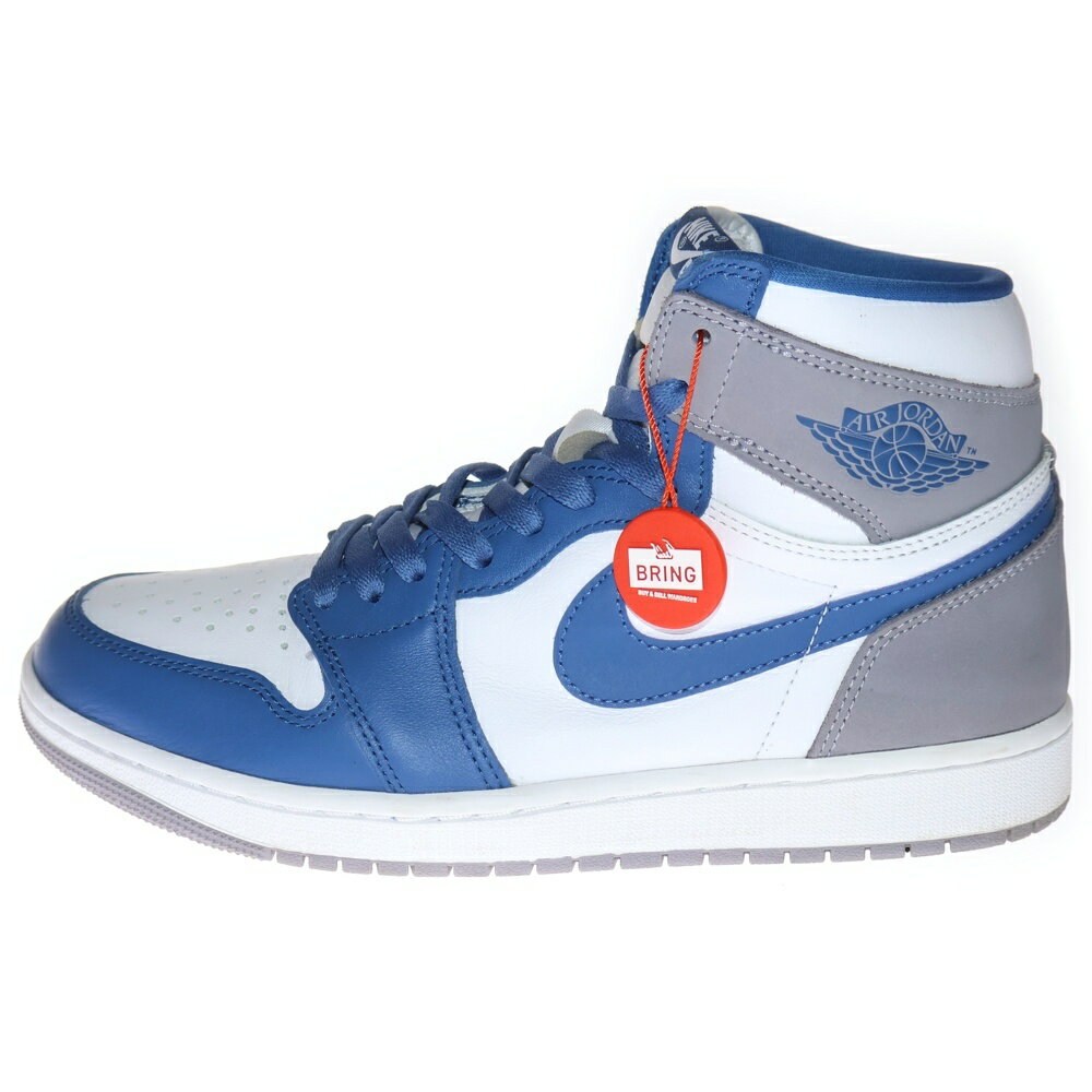 NIKE(ナイキ) サイズ:27.0cm AIR JORDAN1 RETRO HIGH OG エアジョーダン1 トゥルーブルー ハイカットスニーカー ブルー US9/27cm DZ5485-410【中古】【程度A】【カラーブルー】【取扱店舗BRING仙台店】