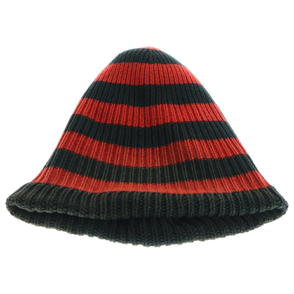 NUMBER (N)INE(ナンバーナイン) サイズ:OS 03AW カート期 バルーンニットニットキャップ ニット帽 ブラ..