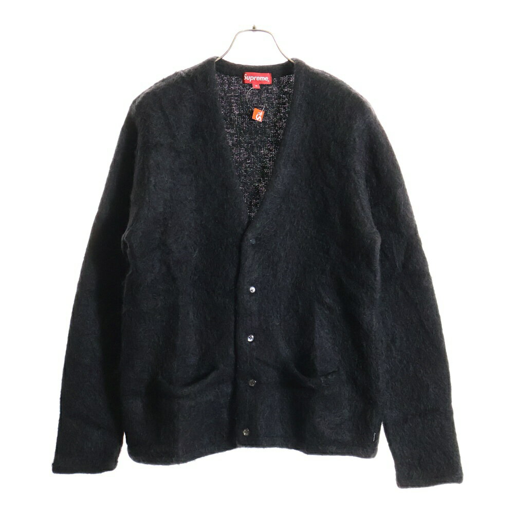 SUPREME(シュプリーム) サイズ:M 15AW Heather Mohair Cardigan ヘザー モヘア カーディガン ブラック【新古品/中古】【程度S】【カラーブラック】【取扱店舗渋谷】