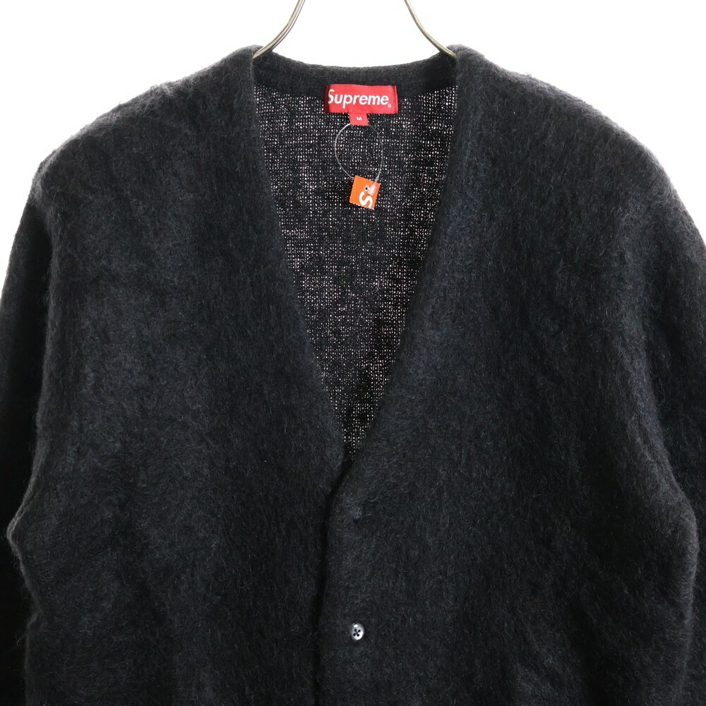 SUPREME(シュプリーム) サイズ:M 15AW Heather Mohair Cardigan ヘザー モヘア カーディガン ブラック【新古品/中古】【程度S】【カラーブラック】【取扱店舗渋谷】