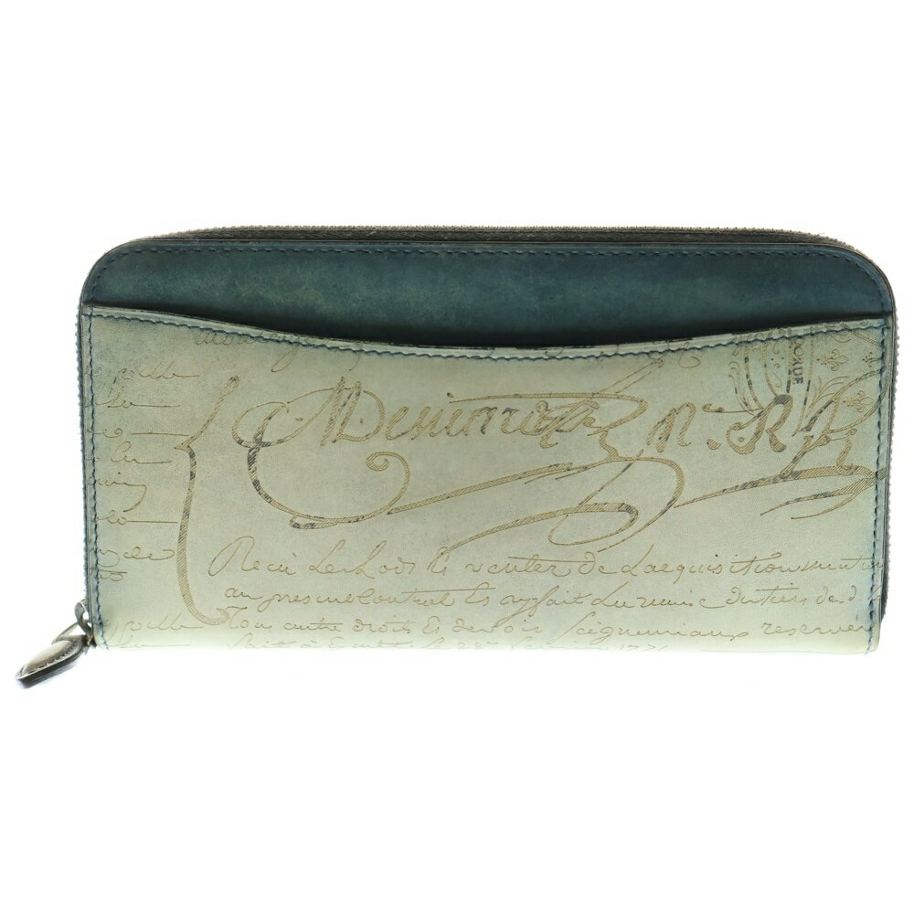 Berluti(ベルルッティ) 2024年夏限定 イタウバ グラディアント カリグラフィー スクリットレザー ラウ..