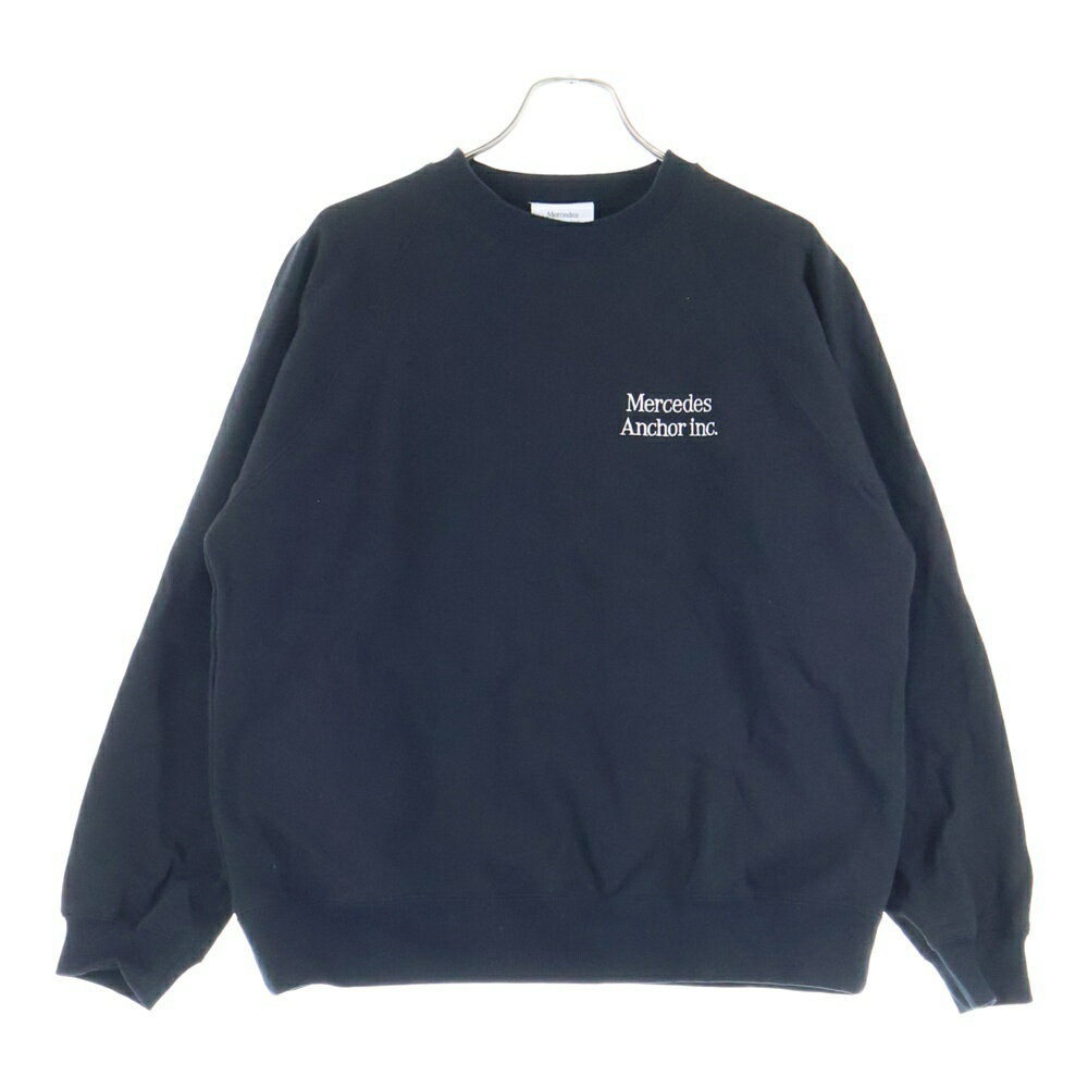 Mercedes Anchor Inc.(メルセデスアンカーインク) サイズ:M RAGLAN CREW SWEAT フロントロゴエンブロイ..