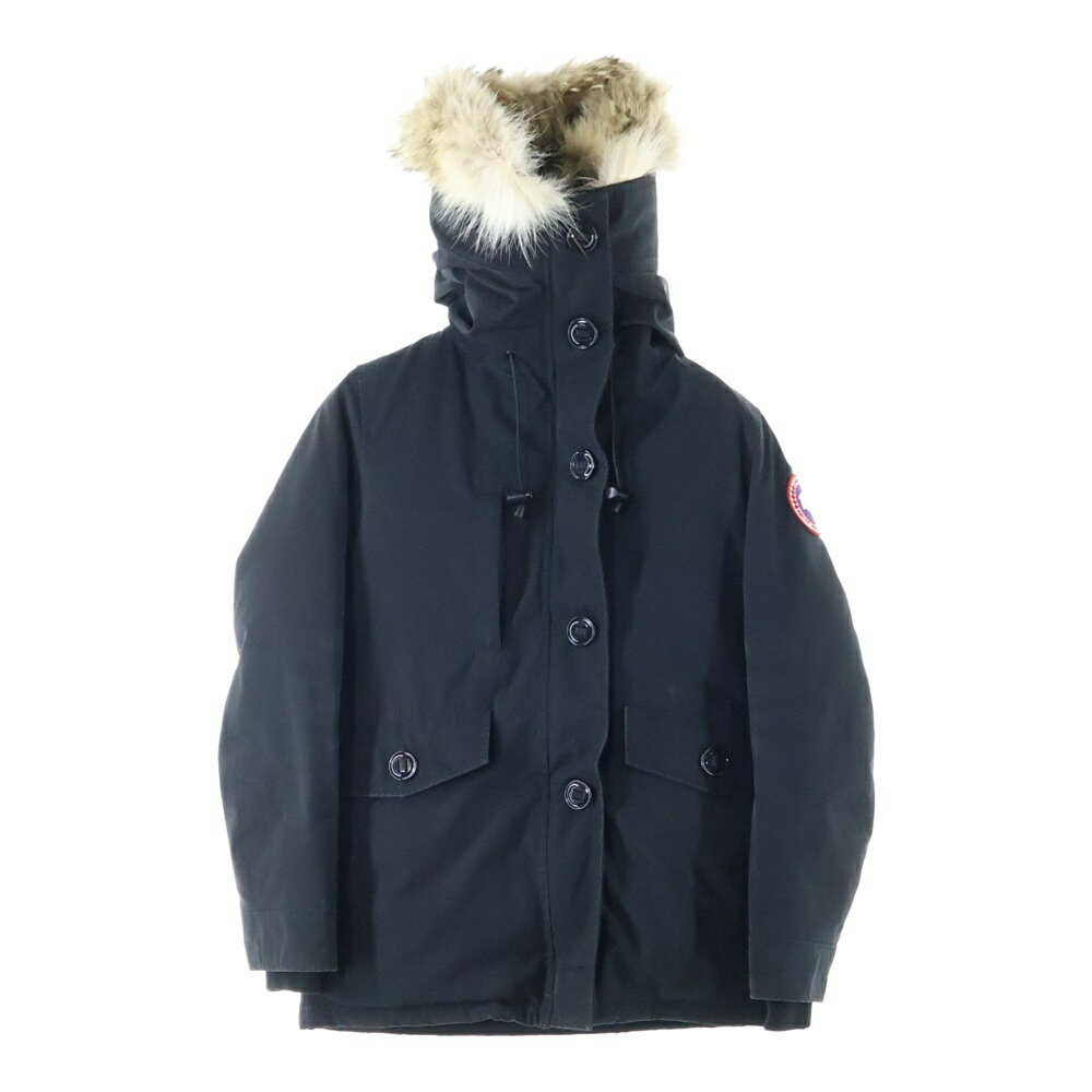 CANADA GOOSE(カナダグース) サイズ:S CHARLOTTE PARKA シャーロット パーカー リアルファー ダウンコートジャケット ブラック 2300JL レディース【中古】【程度B】【カラーブラック】【取扱店舗BRING梅田茶屋町店】