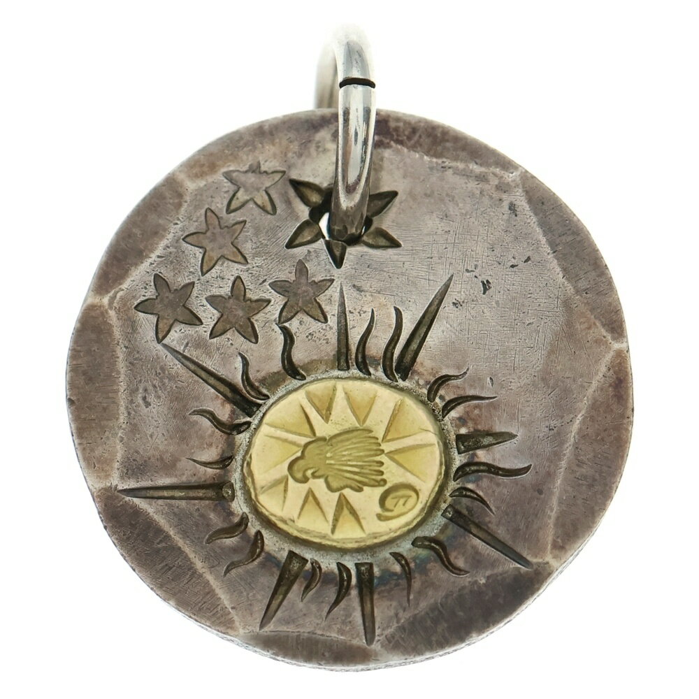 STOP LIGHT(ストップライト) K18メタル付き 2020 TOKYO刻印 たたきメタル カスタム ペンダントトップ シルバー/ゴールド【中古】【程度B】【カラーゴールド】【取扱店舗OneStyleプロペラ通り店】