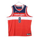 NIKE(ナイキ) サイズ:3XL Washington Wizards 八村塁 ジャージー ユニフォーム レッド/ホワイト【新古品/中古】【程度S】【カラーレ...