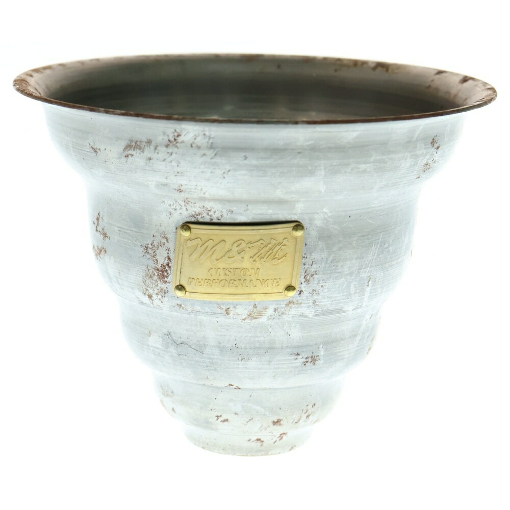 m&m(エムアンドエム) サイズ:S ×MASSES POT TYPE 6 - Bibendum STEEL / SMALL マシス ビバンダム 鉄鉢 ポット シルバー【中古】【程度A】【カラーシルバー】【オンライン限定商品】