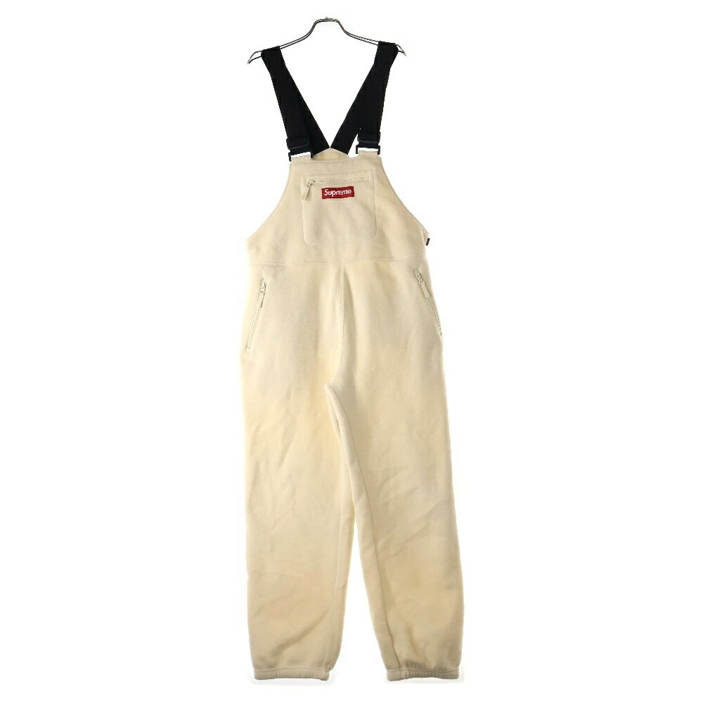 SUPREME(シュプリーム) サイズ:M 21AW WINDSTOPPER Overalls ロゴパッチ ウィンドストッパーオーバーオール サロペット ベージュ【中古】【程度B】【カラーベージュ】【取扱店舗BRING THRIFT CLOSET 幕張店】