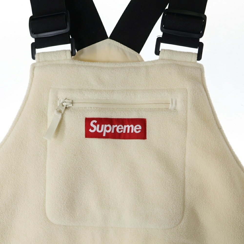 SUPREME(シュプリーム) サイズ:M 21AW WINDSTOPPER Overalls ロゴパッチ ウィンドストッパーオーバーオール サロペット ベージュ【中古】【程度B】【カラーベージュ】【取扱店舗BRING THRIFT CLOSET 幕張店】