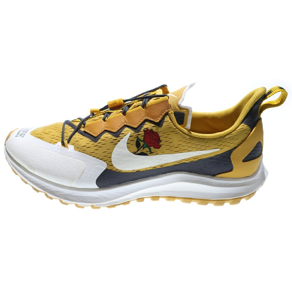 NIKE(ナイキ) サイズ:28.0cm ×GYAKUSOU AIR ZOOM PEGASUS 36 TRAIL YELLOW ギャクソウ エアズームペガサス 36 トレイル イエロー ローカットスニーカー US10/28cm CD0383-700【中古】【程度B】【カラーイエロー】【オンライン限定商品】