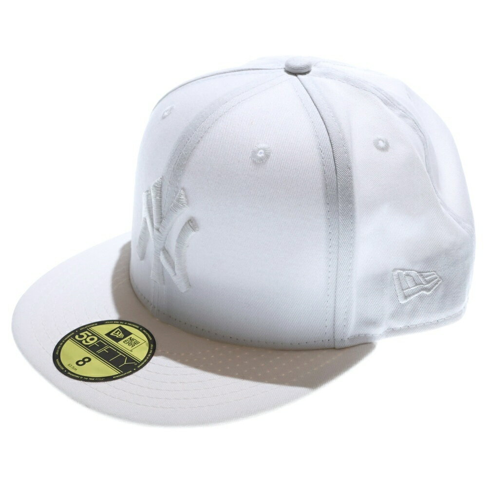 NEW ERA(ニューエラ) サイズ:63.5cm 59FIFTY MLB ニューヨーク ヤンキース ベースボールキャップ 帽子 ホワイト/ゴールド 11308...
