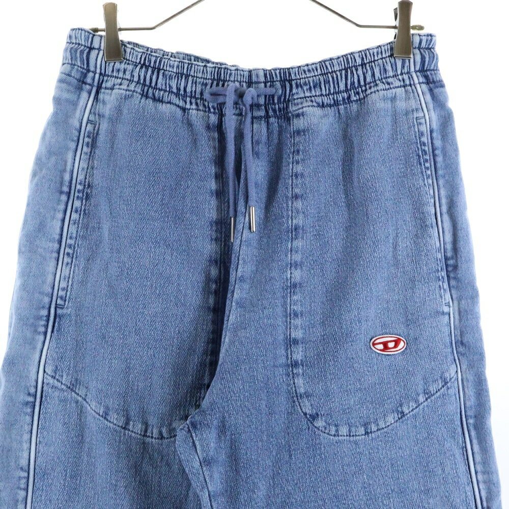 DIESEL(ディーゼル) サイズ:S D-MARTIANS-NE SWEAT JEANS Dロゴ デニム ジョグパンツ インディゴ A03924【中古】【程度A】【カラーブルー】【取扱店舗BRING THRIFT CLOSET 幕張店】