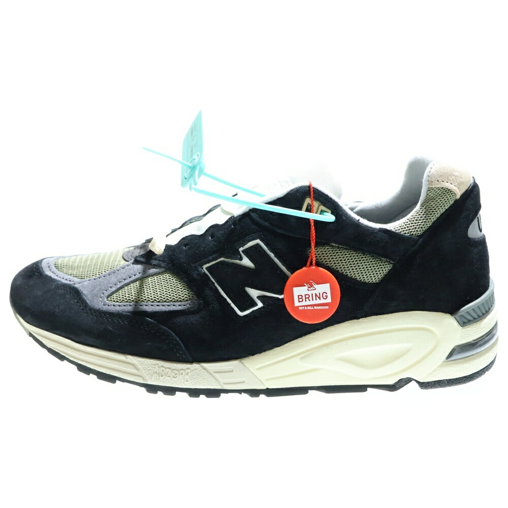 New Balance(ニューバランス) サイズ:27.5cm M990TE2 V2 スウェード ローカットスニーカー ブラック US9.5/27.5cm【新古品/中古】【程度S】【カラーブラック】【取扱店舗BRING大宮店】