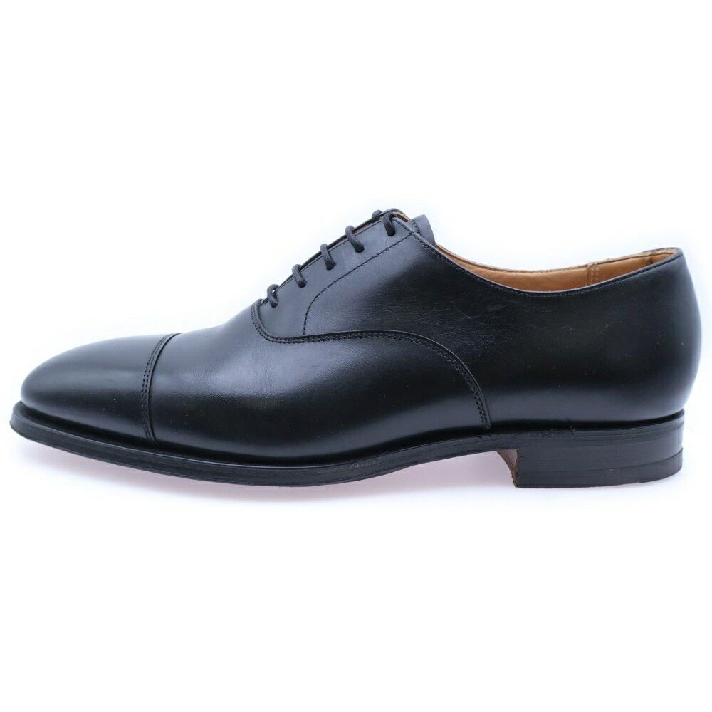 Crockett&Jones(クロケットアンドジョーンズ) サイズ:7E CONNAUGHT コノート キャップトゥ レザー レースアップ ドレスシューズ ブラック 7742-12【中古】【程度A】【カラーブラック】【オンライン限定商品】
