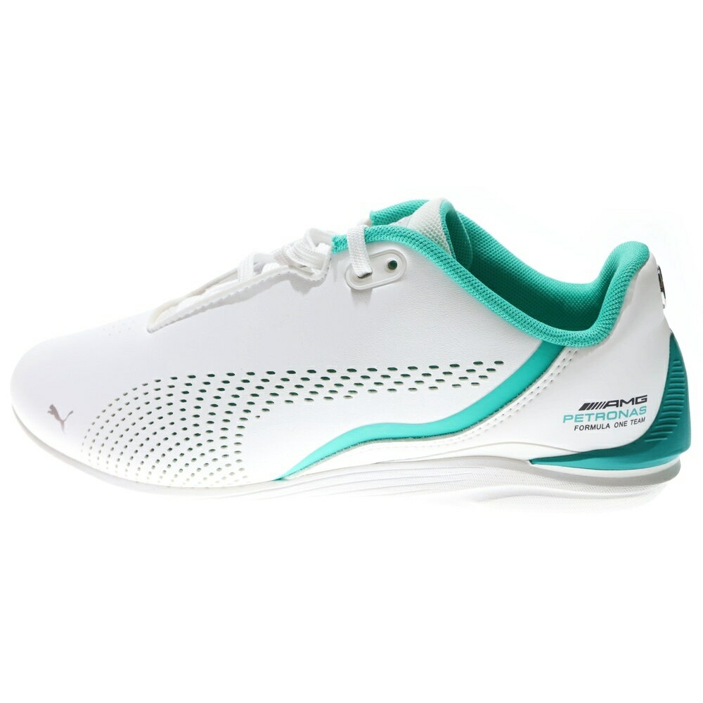 PUMA(プーマ) サイズ:26.5cm MAPF1 Drift Cat Decima メルセデス AMG ドリフトキャット ローカットスニーカー ホワイト/ライトグリーン US8.5/26.5cm 307196 05【新古品/中古】【程度S】【カラーホワイト】【オンライン限定商品】